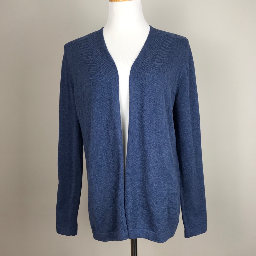 Liz Claiborne blue cardigan size L